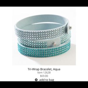 Touchstone Crystal wrap around bracelet